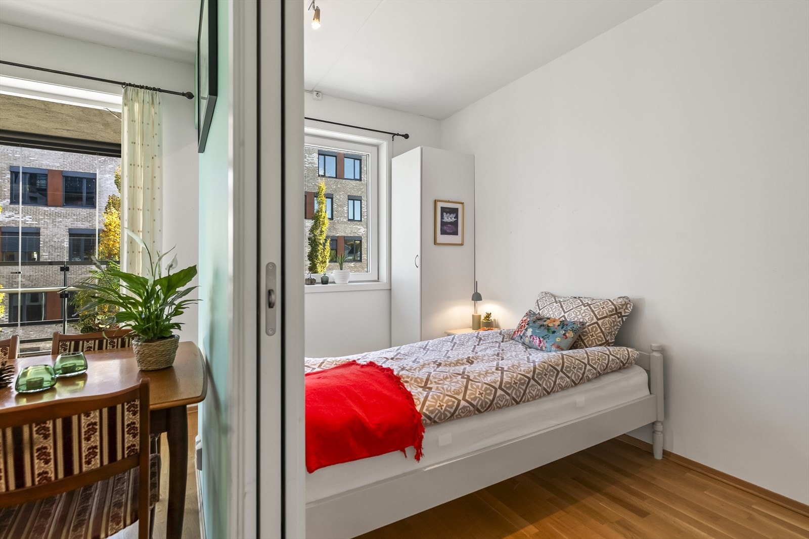 Ved stuen finner man soverommet. Galleribilde