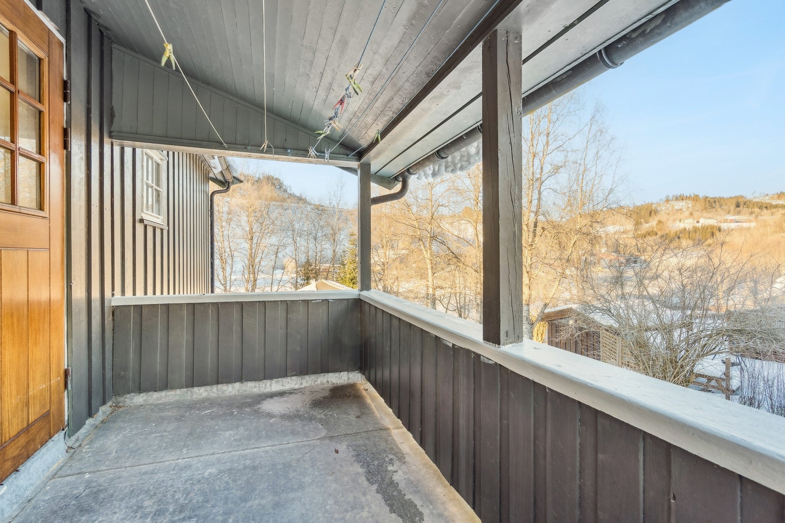 2. etasjen har to balkonger som måler hhv. 6 og 13 kvm. Galleribilde