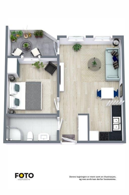 Plantegning Galleribilde