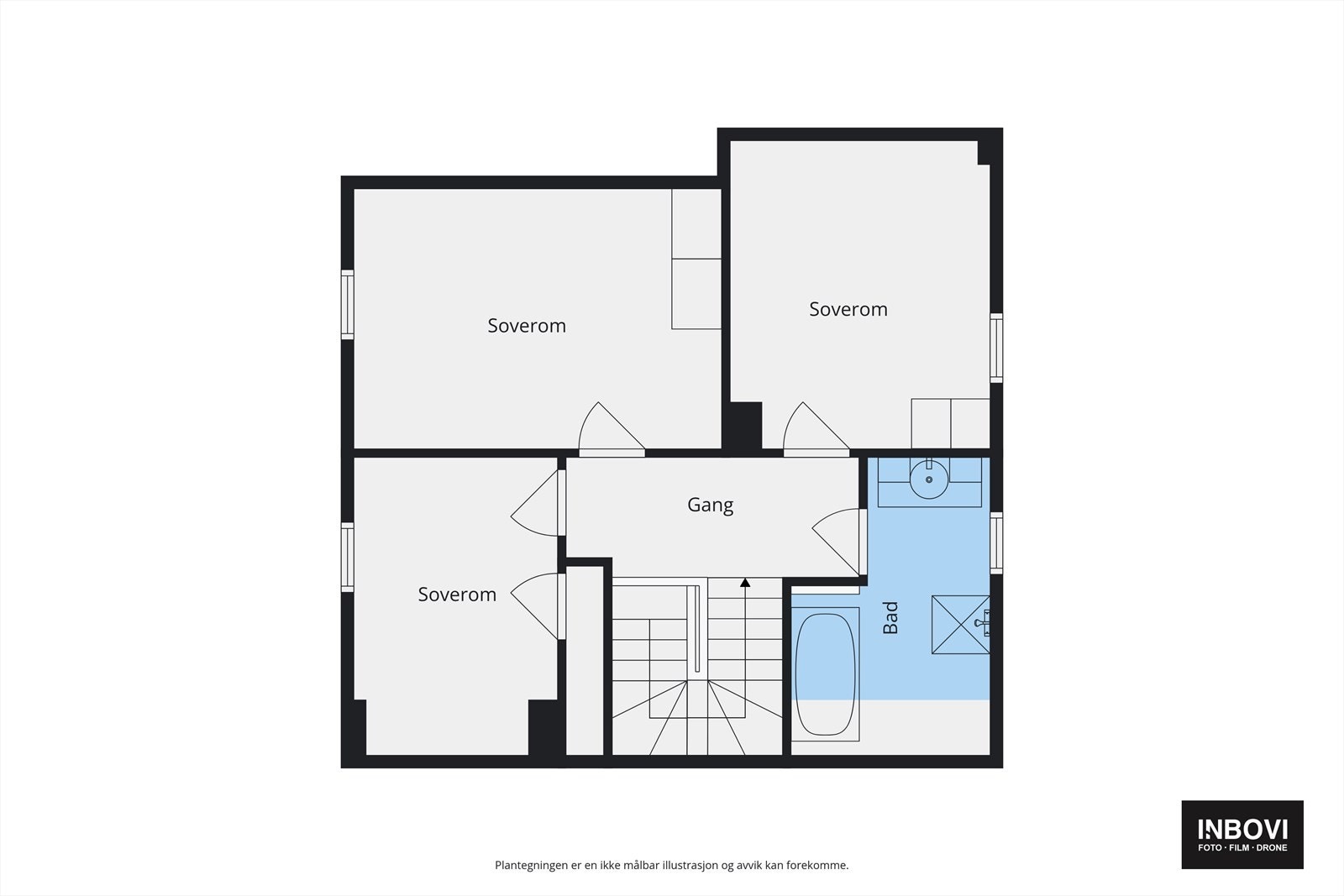 Plantegning 2. etasje Galleribilde