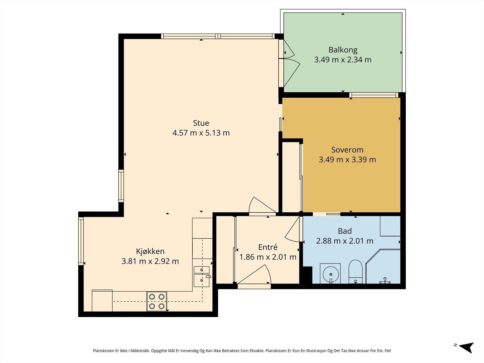 Plantegning Galleribilde