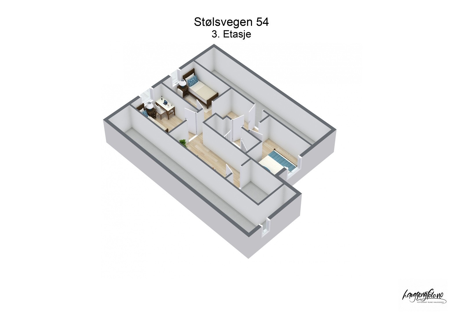 Stølsvegen 54 - 3D - 3. Etasje Galleribilde