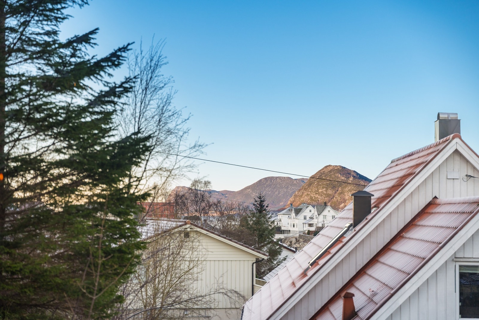 Utsikt fra verandaen. Galleribilde