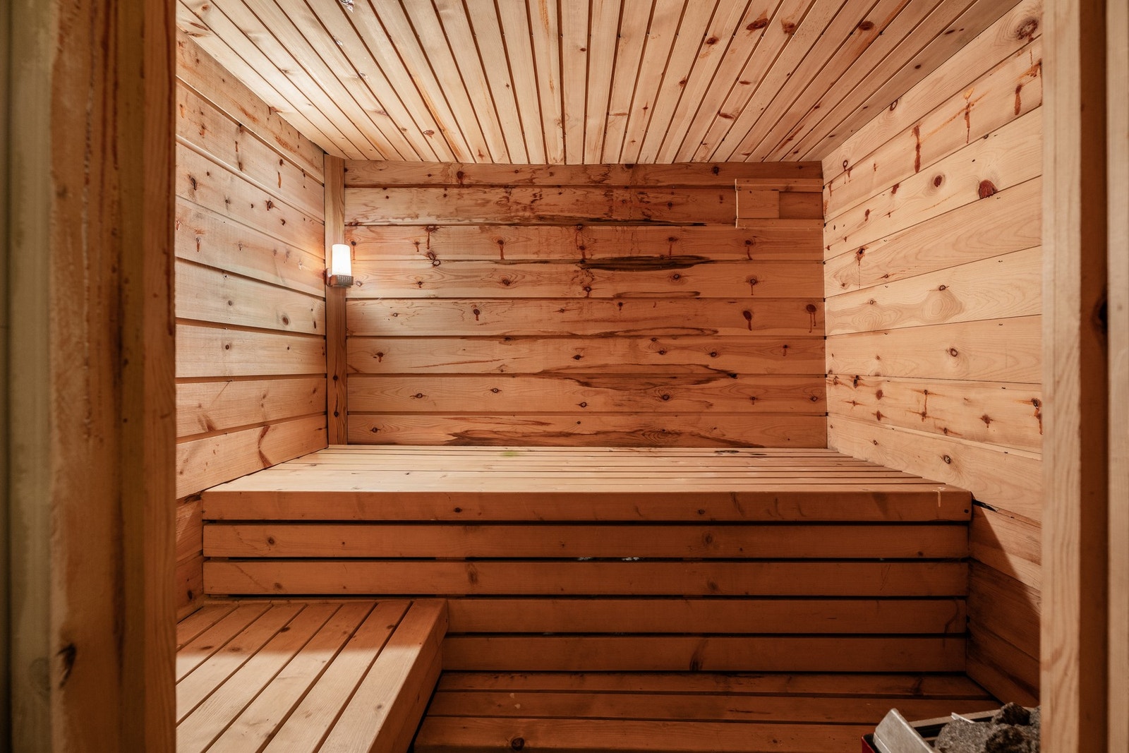 Boligen har egen badstue, perfekt etter en lang dag. Galleribilde