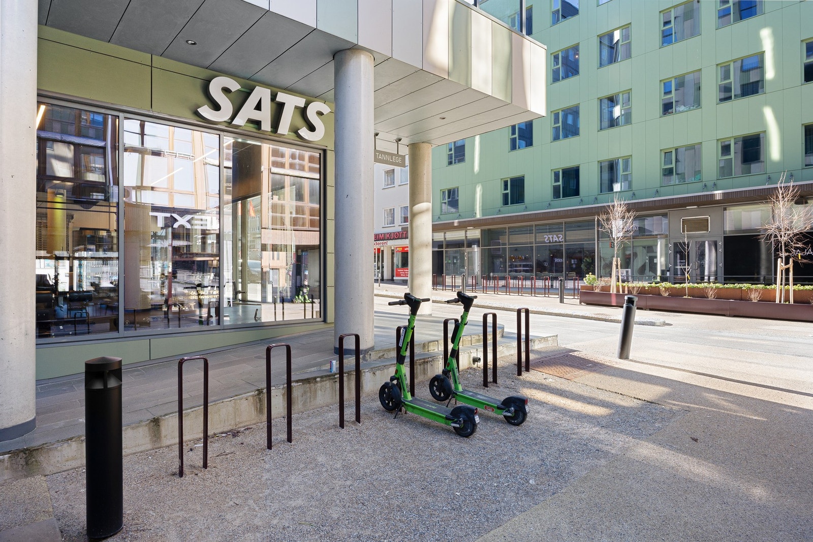 Foretrekker man innendørstrening ligger både Sats og Next nært leiligheten Galleribilde