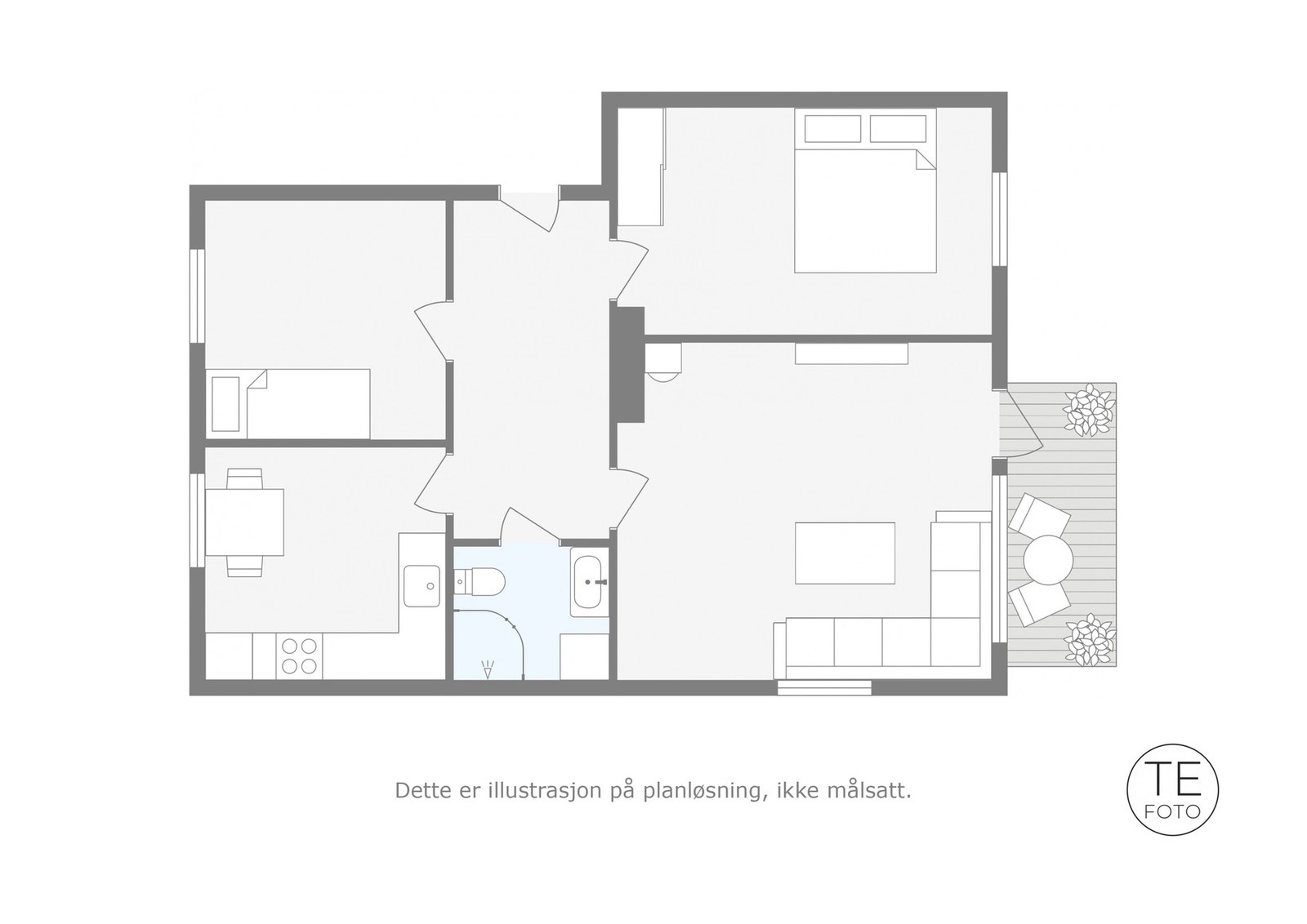 Plantegning Galleribilde