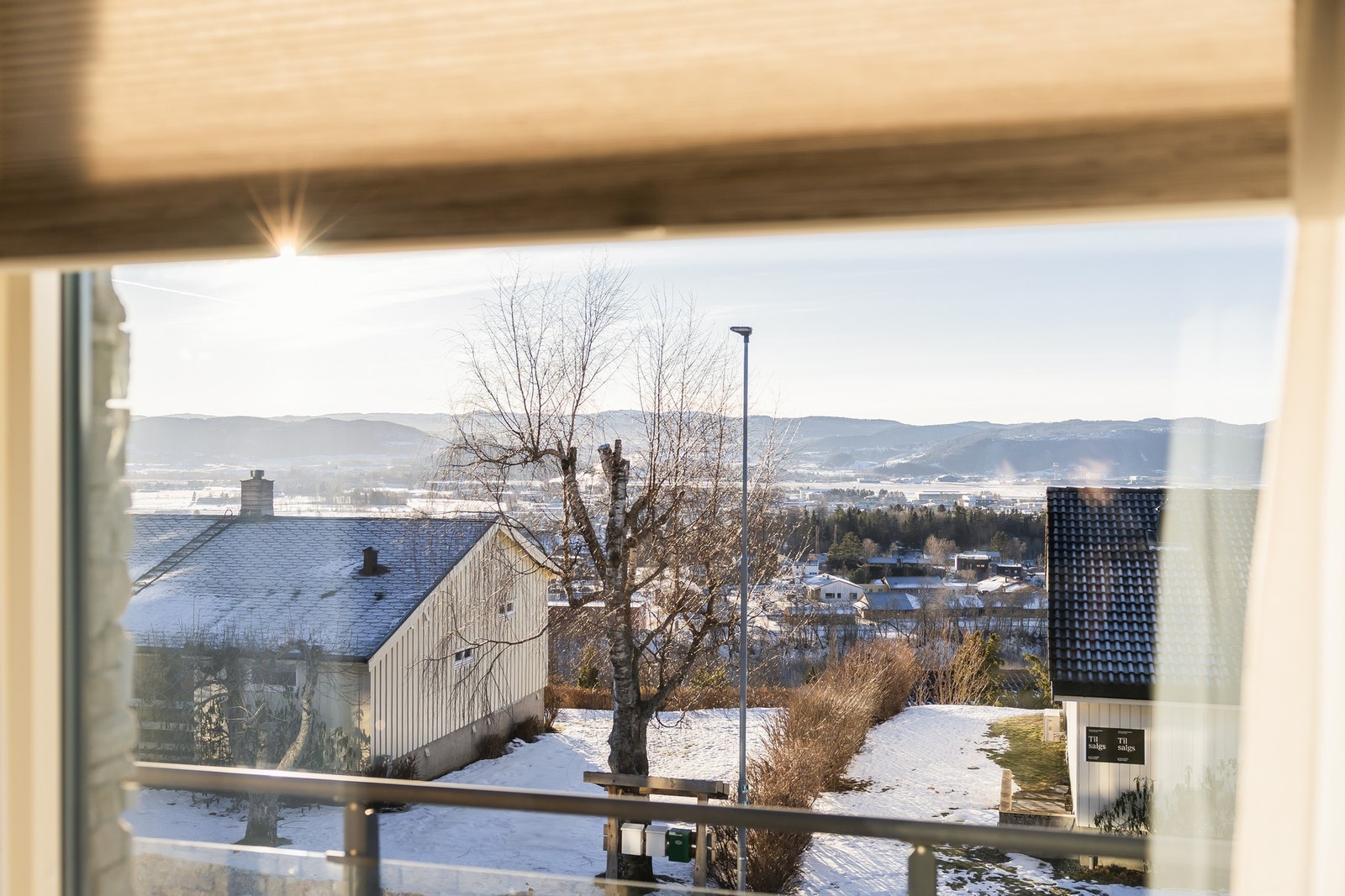 Det er flott gjennomlys og en fin utsikt. Galleribilde