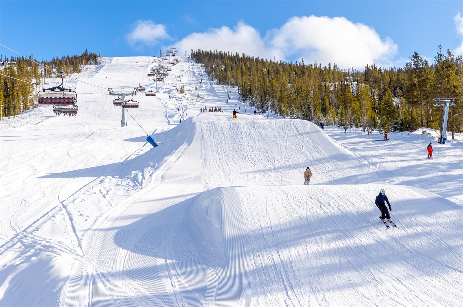 Flott terrengpark med egen heis Galleribilde