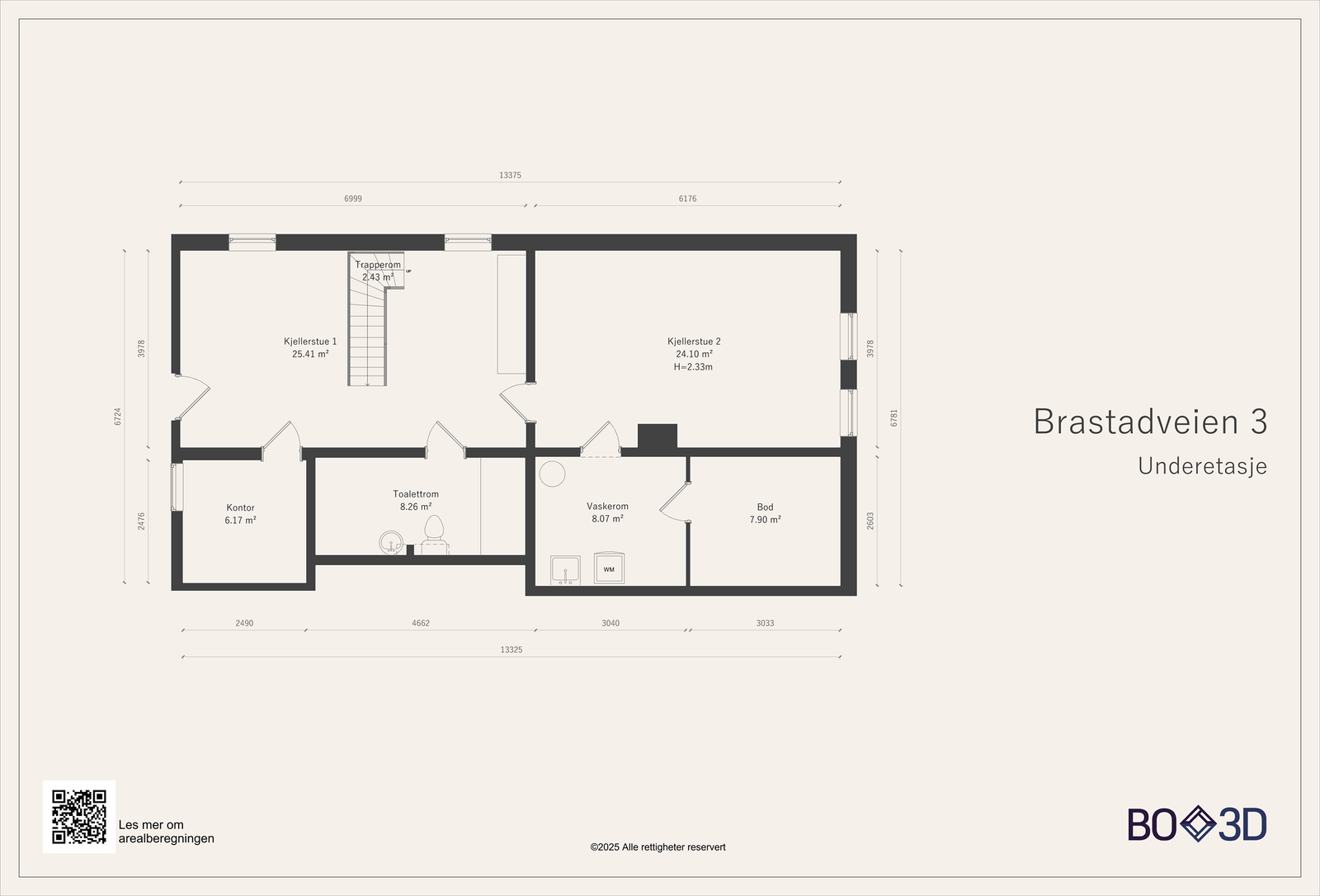 Plantegning kjeller Galleribilde