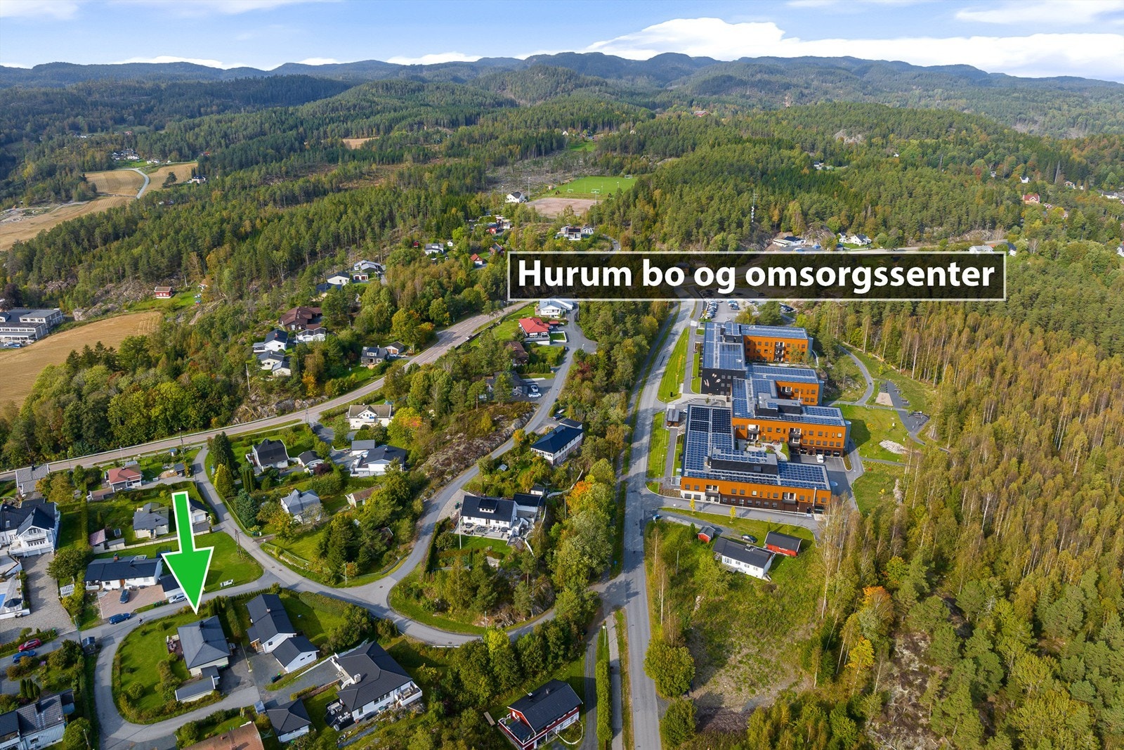 Dronebilde Galleribilde