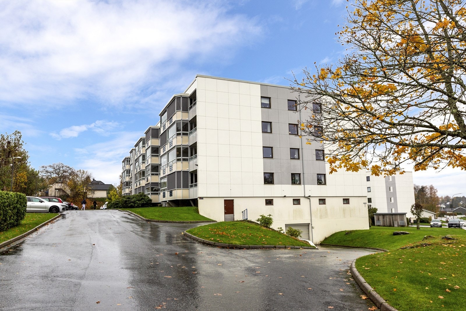 Fasade med uteområder Galleribilde