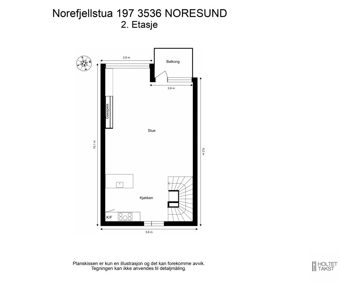 Plantegning 2. etasje Galleribilde