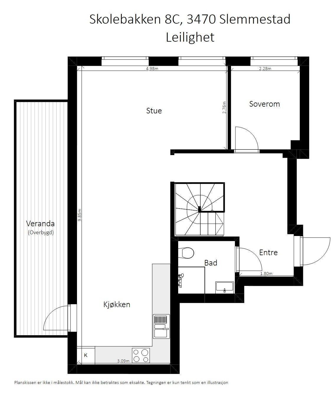 Plantegning 1. etasje. Galleribilde