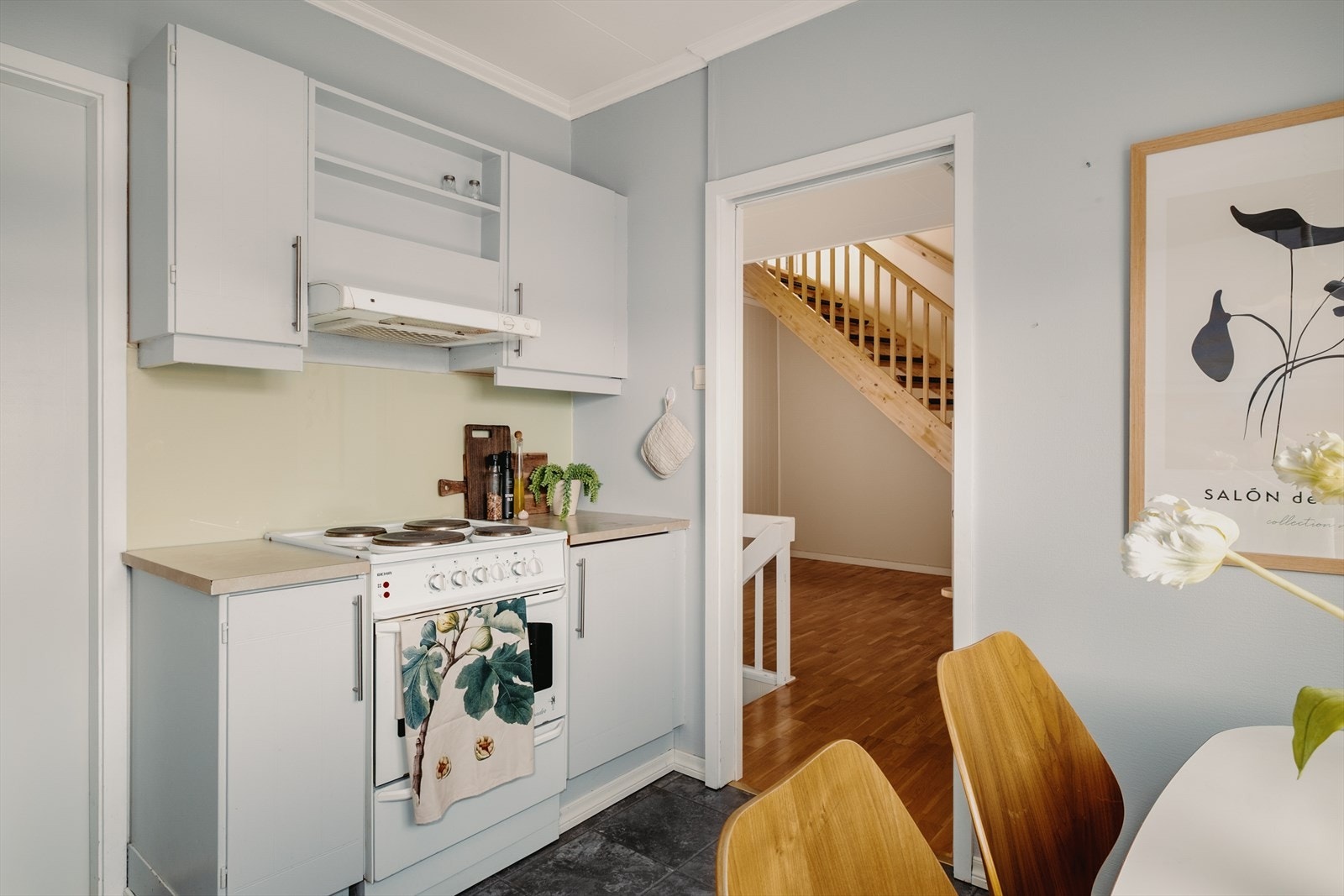 Vaskerommet ligger i tilknytning til kjøkkenet. Galleribilde