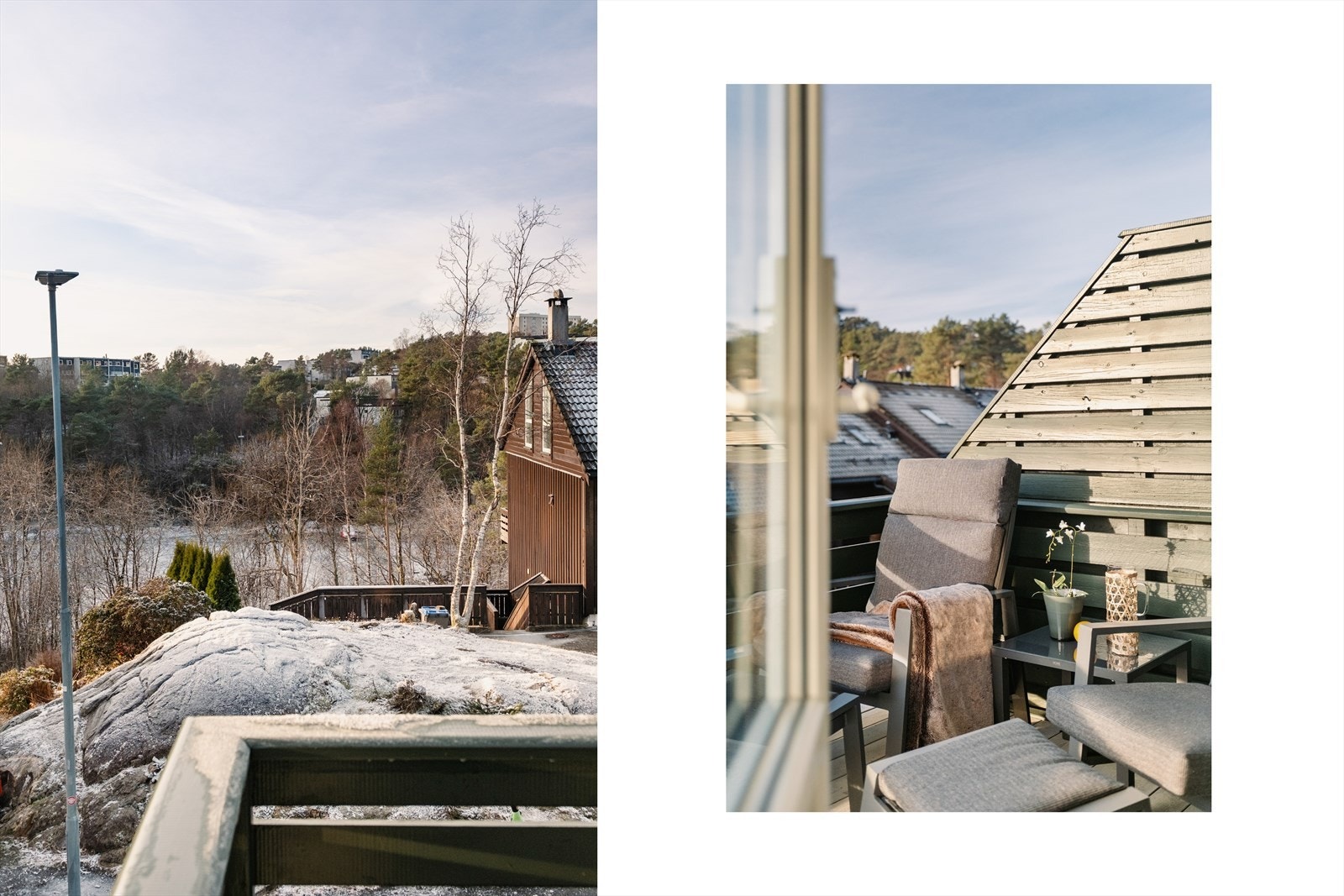 Idyllisk beliggenhet med nærhet til vakker natur, barnehager, skoler, butikker, buss og flere treningssenter. Galleribilde