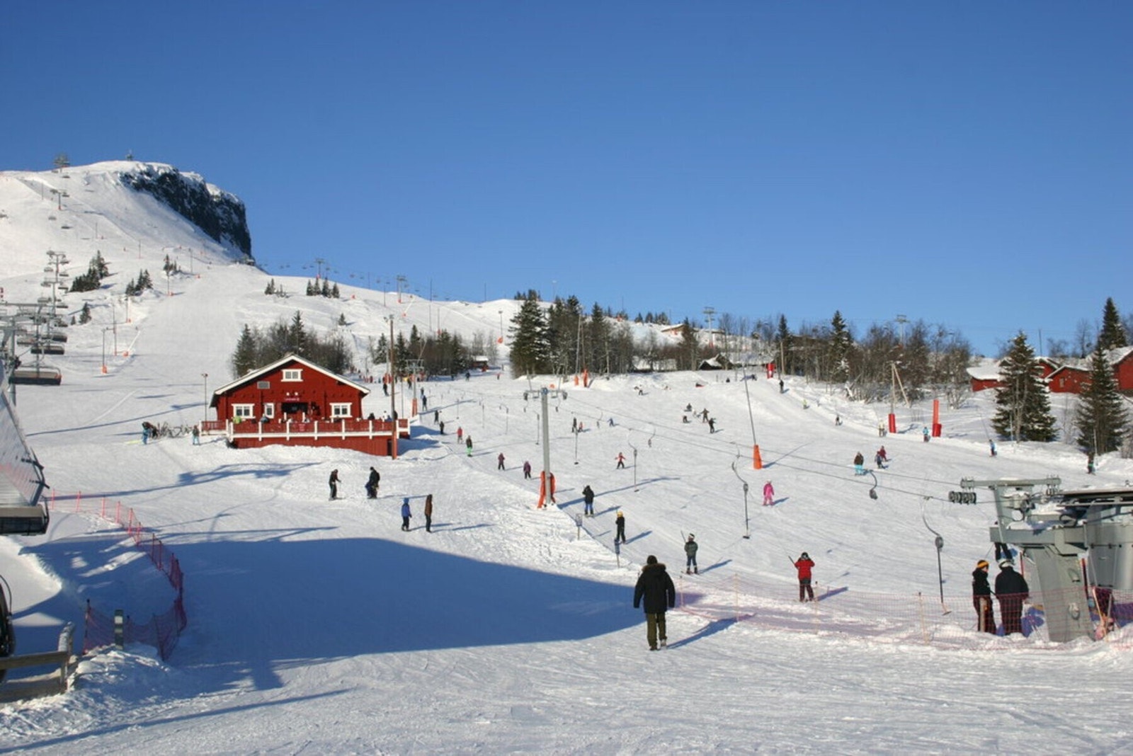 Her er bildet fra det populære alpinanlegget ved Skeikampen. Galleribilde