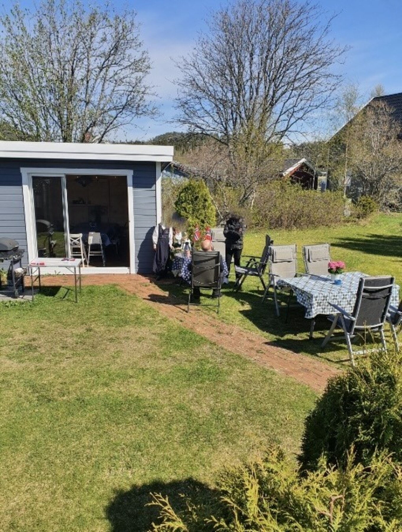 Privat foto av hage Galleribilde