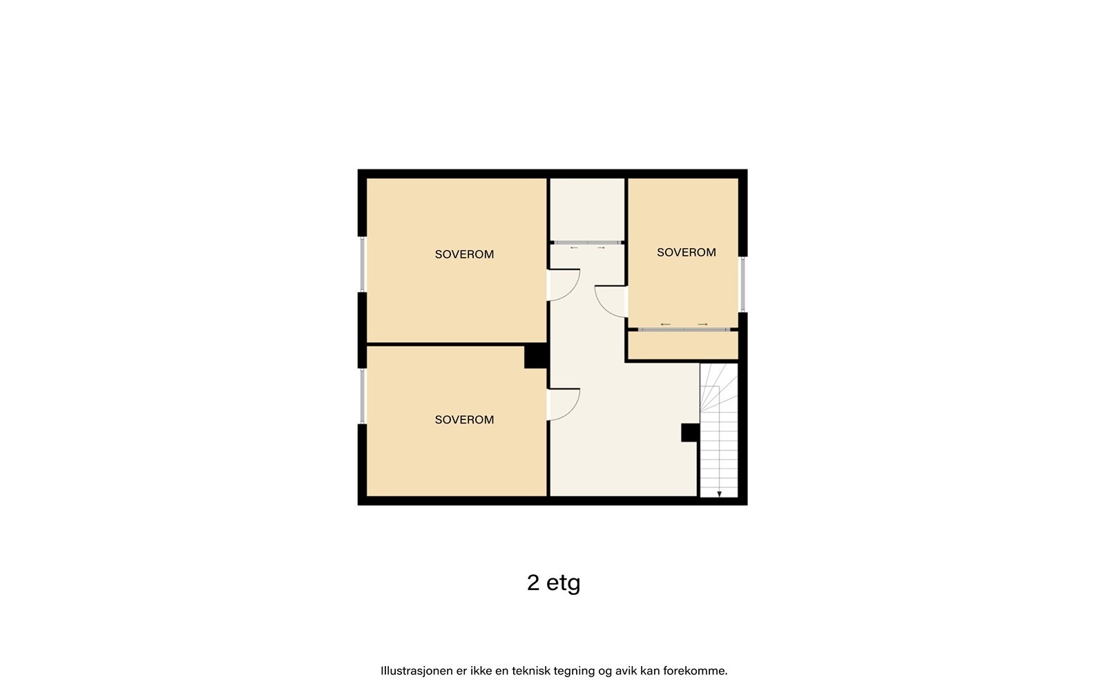 Plantegning 2. etasje. Galleribilde