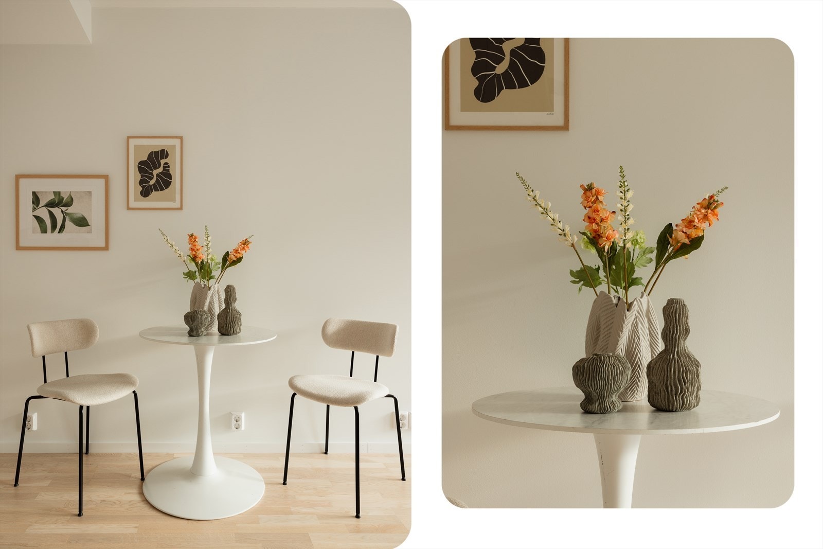 Plass til en liten spisegruppe i stue Galleribilde