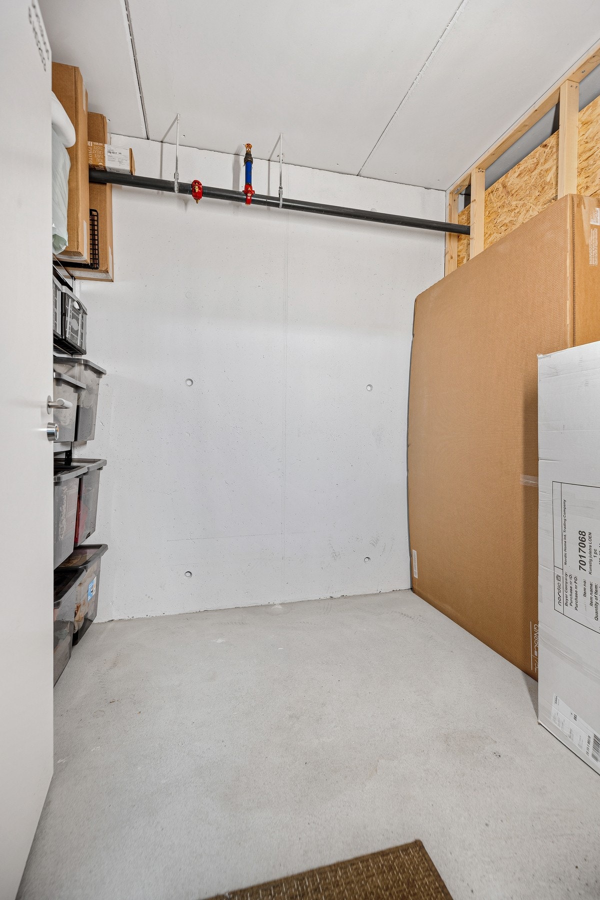 Sportsbod i parkeringskjeller. Galleribilde