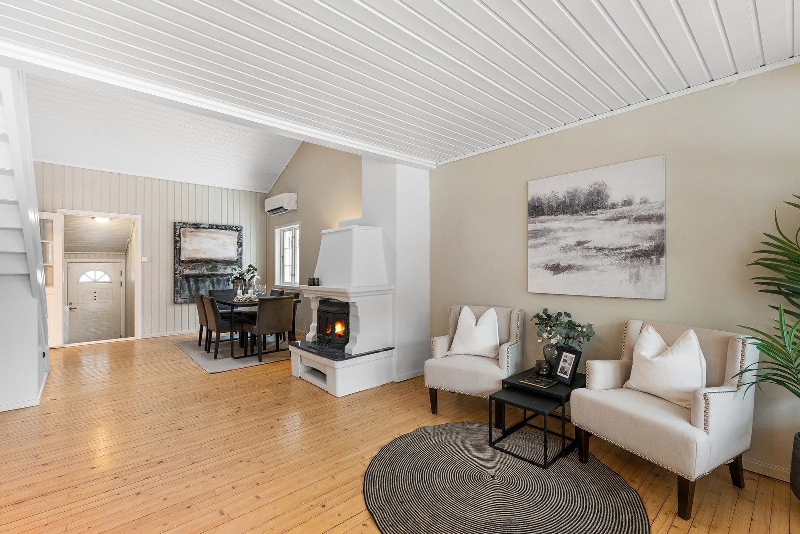 Det er også montert luft-til-luft varmepumpe (2021). Galleribilde