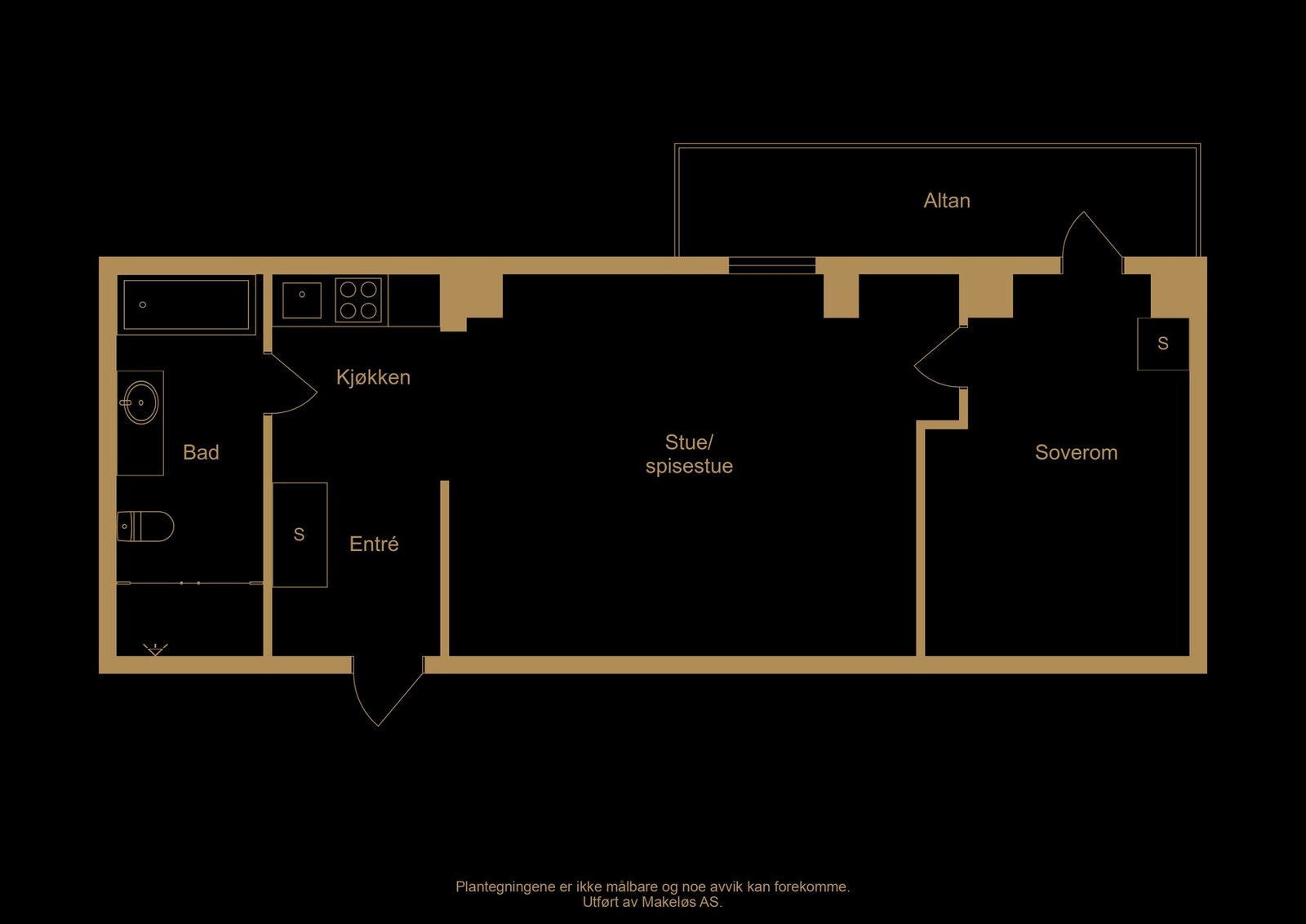 Plantegning - illustrasjon, avvik kan forekomme Galleribilde