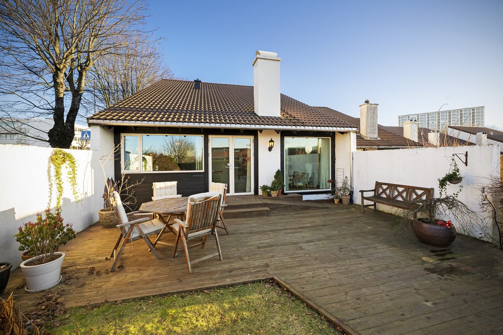 Terrasse med enkel adkomst fra boligen Galleribilde