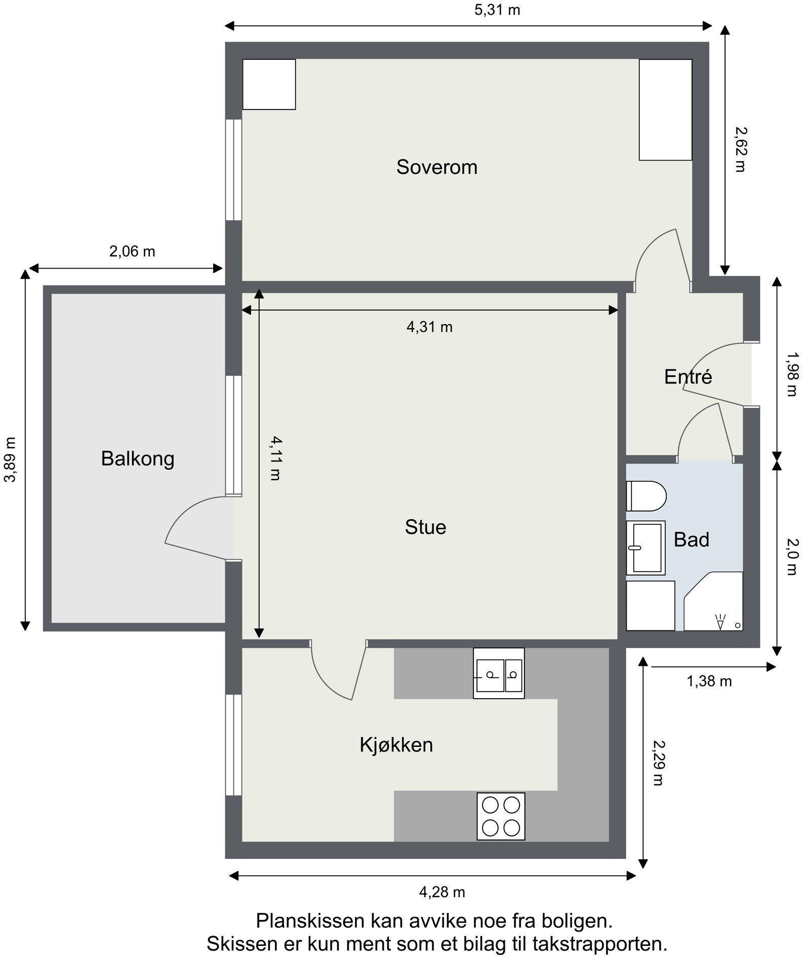 Plantegning Galleribilde