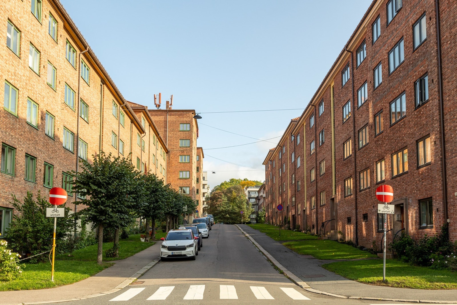 Området er supersentralt, men likevel tilbaketrukket og stille. Fotograf: Daniel Bergsagel Galleribilde