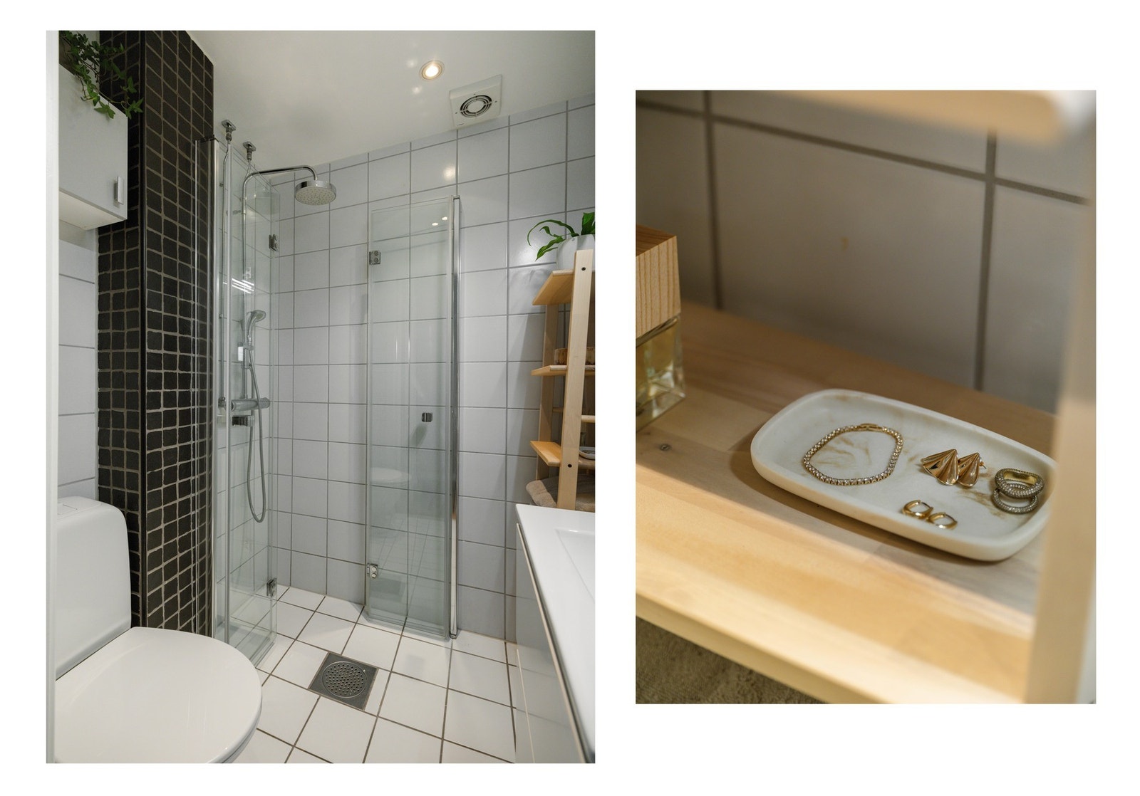 Vi går videre inn til baderommet. Galleribilde