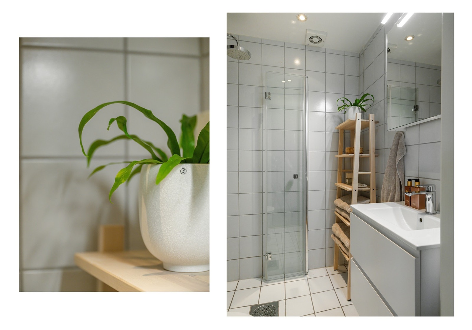 Da er vi ferdig med turen i leiligheten, så vi tar på oss skoene og går ut! Galleribilde