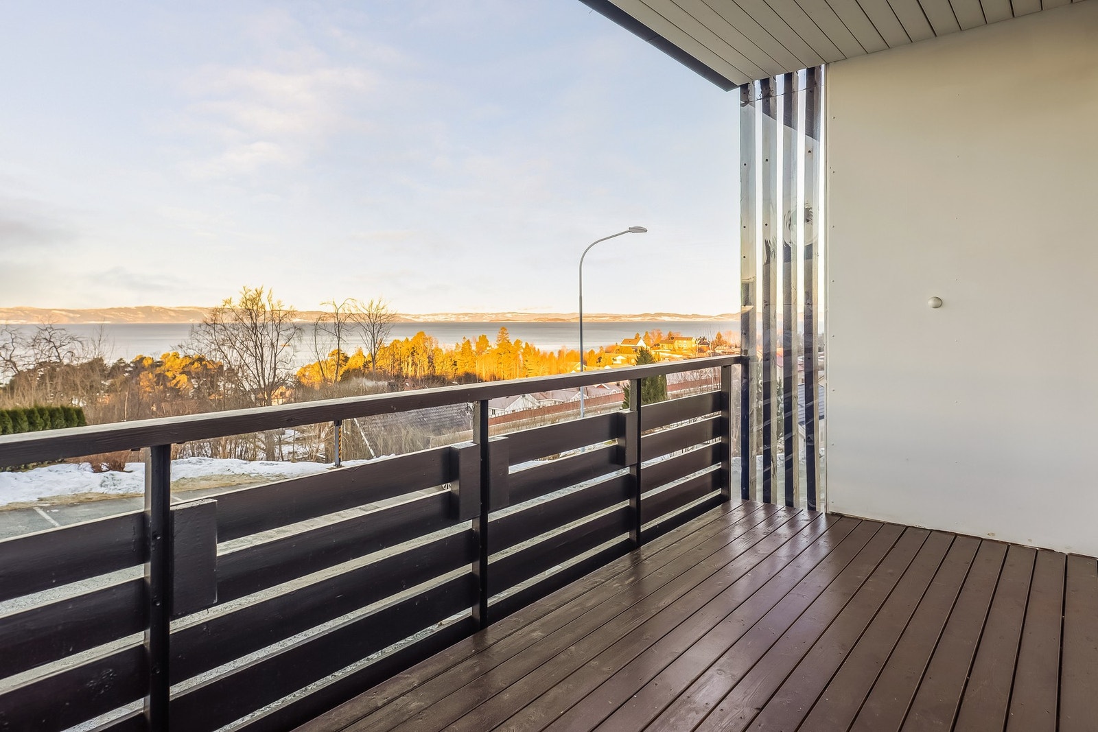 Balkongen oppmåles til 7 kvadratmeter. Galleribilde