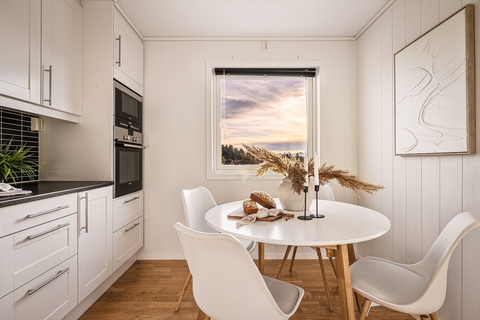 Parkett på gulv Galleribilde