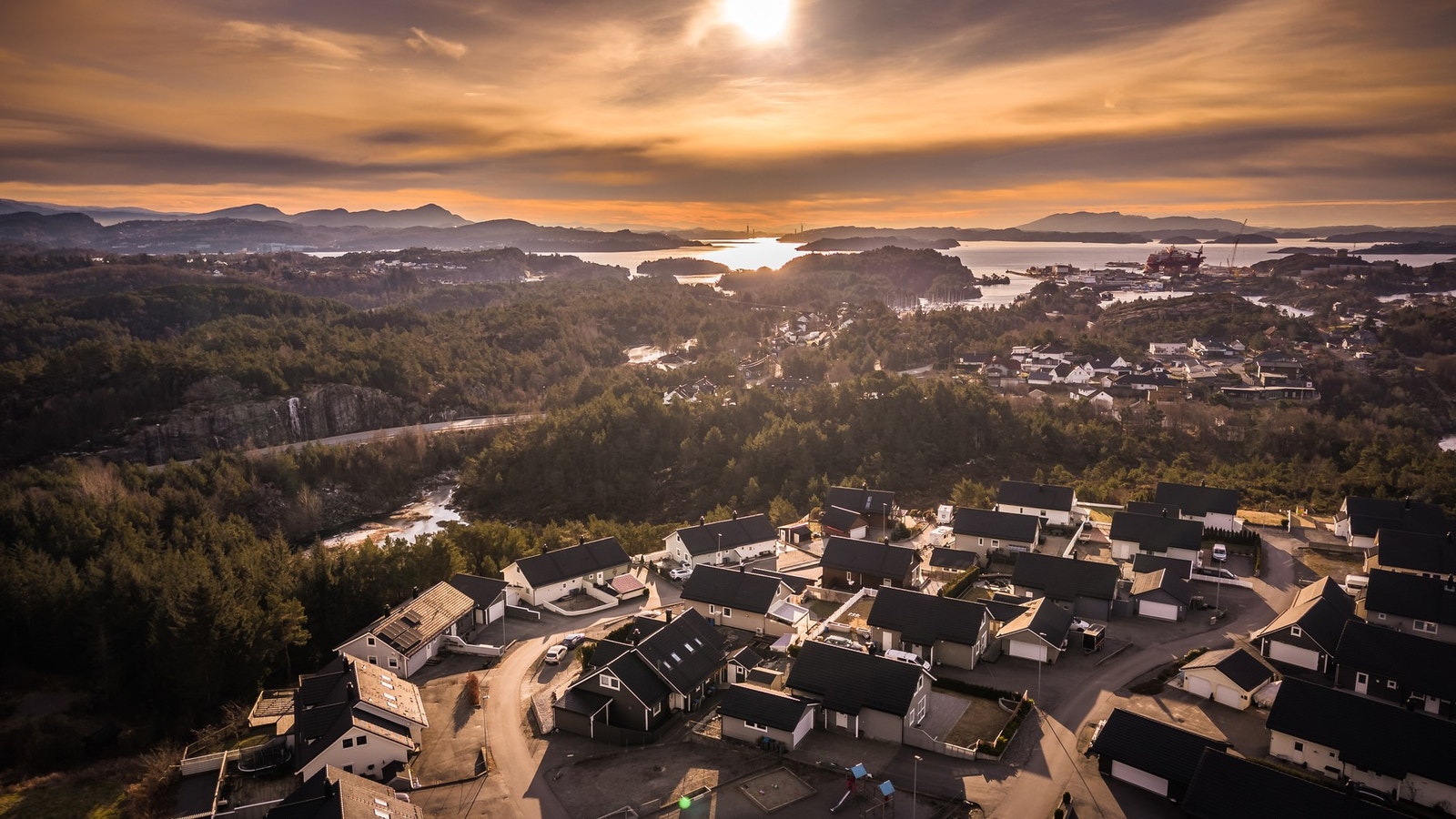 Det er mange barnefamilier i nærområdet Galleribilde