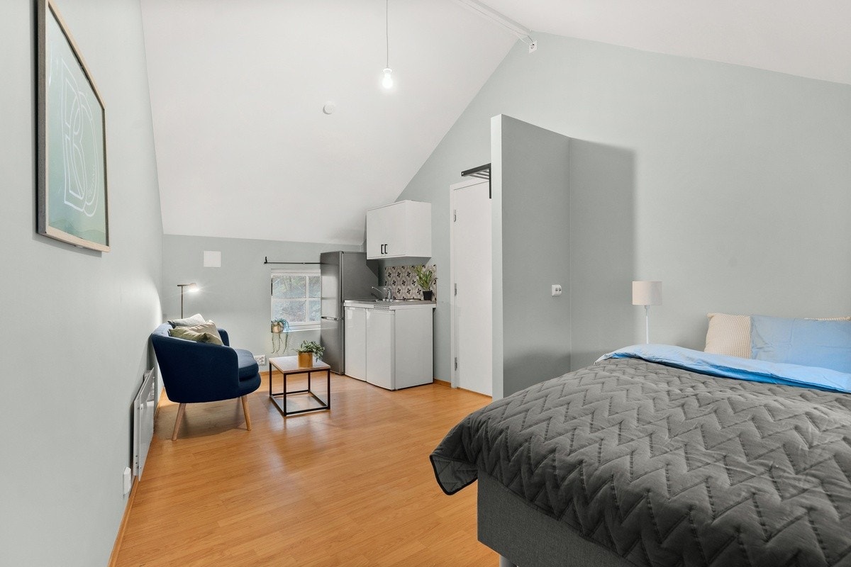 Et av rommene i øverste etasje Galleribilde