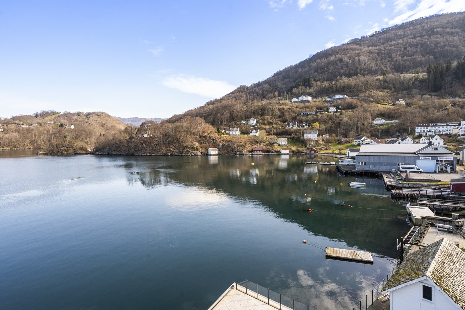 Utsikt fra balkongen Galleribilde