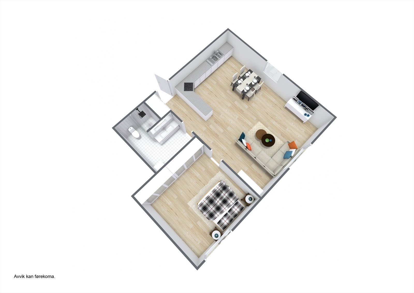 Planteikning 3D. Galleribilde