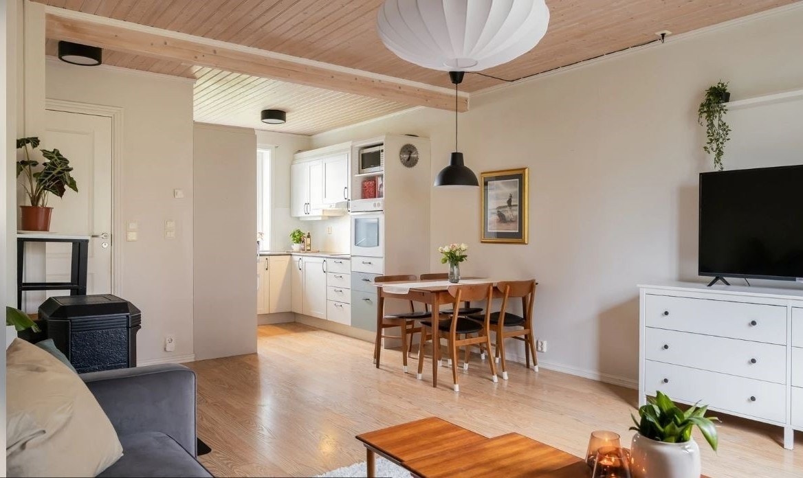 Stue mot kjøkken Galleribilde