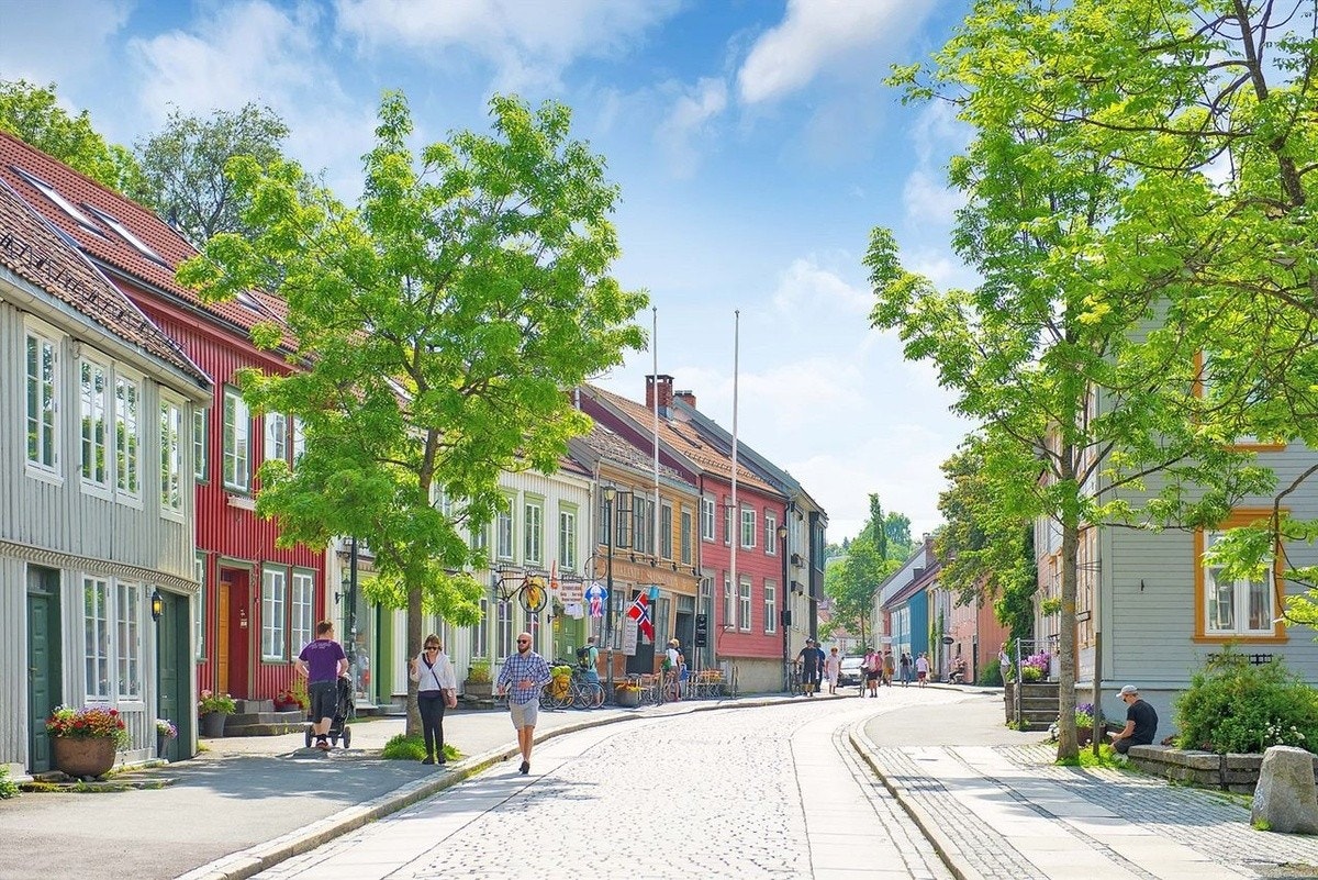 Bakklandet er fem minutter unna Galleribilde