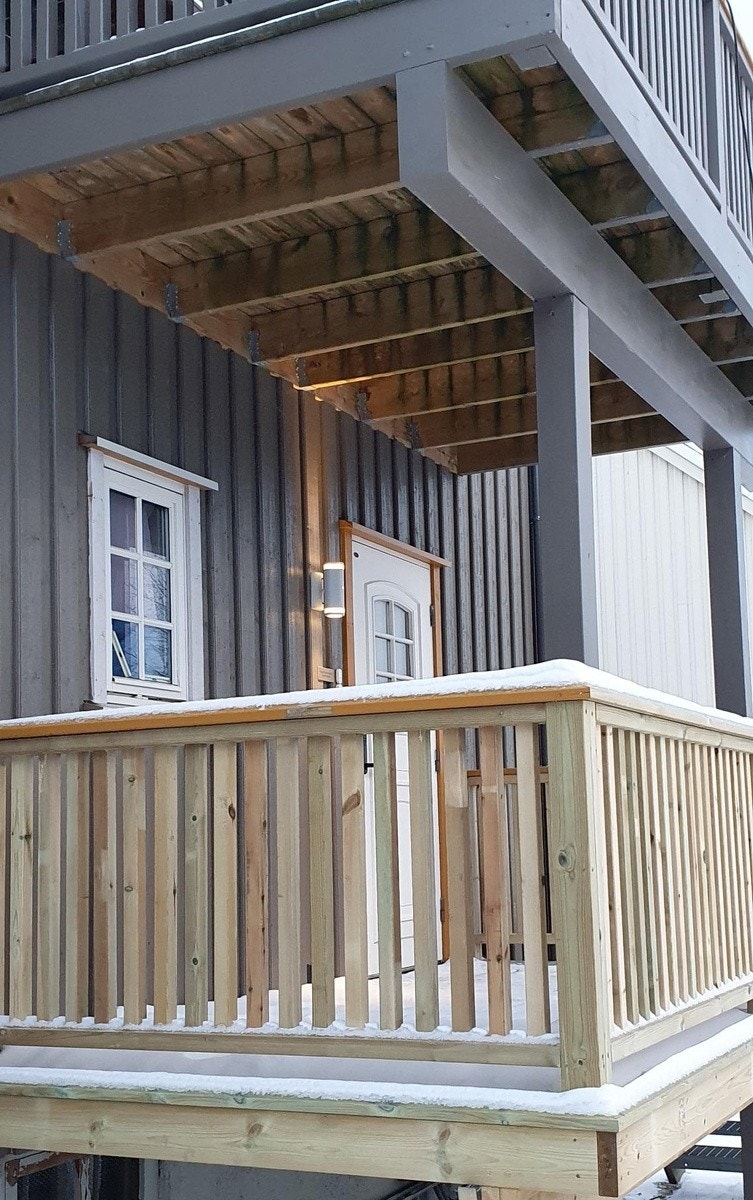 Ny privat terrasse Galleribilde