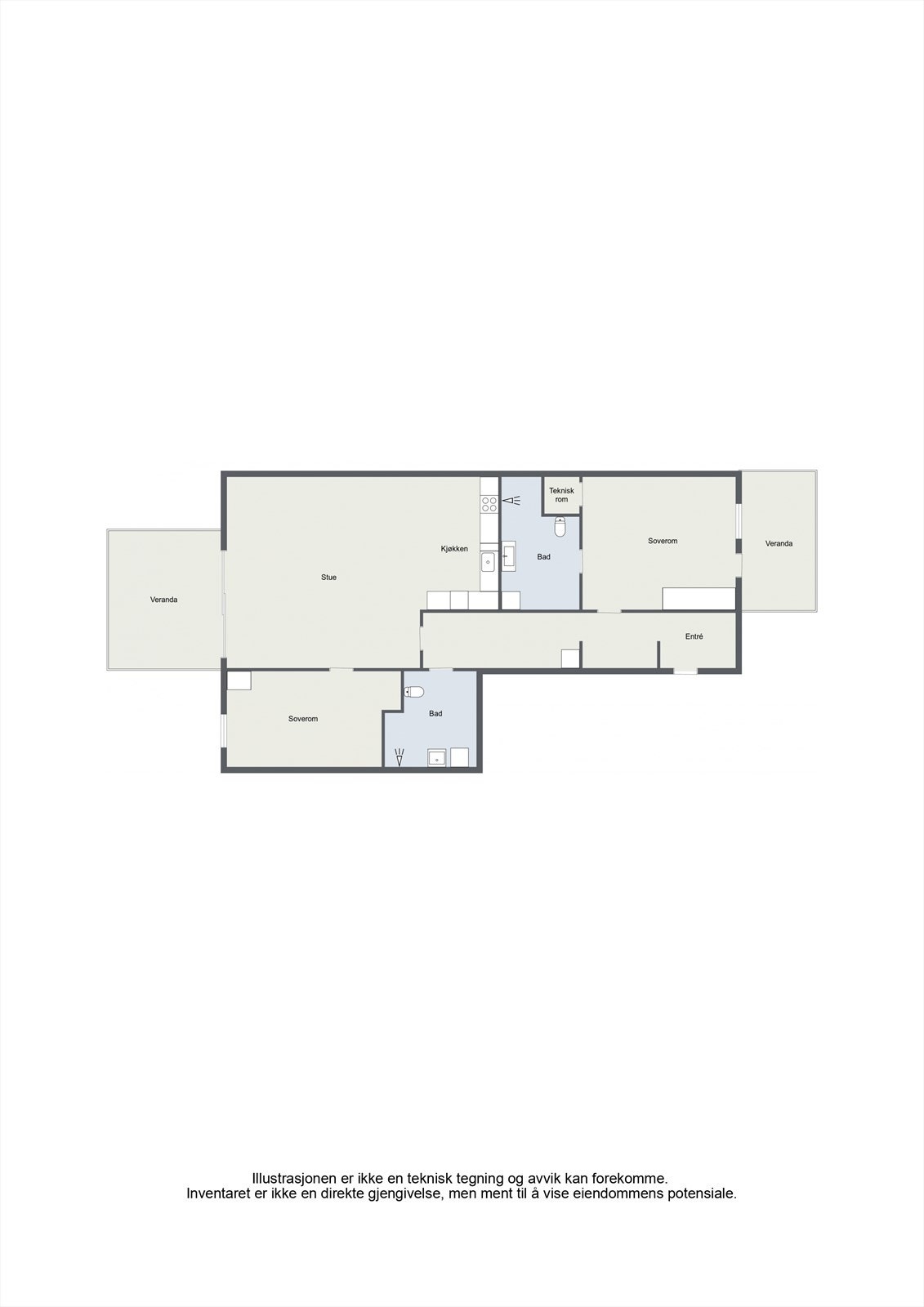 Plantegning Galleribilde