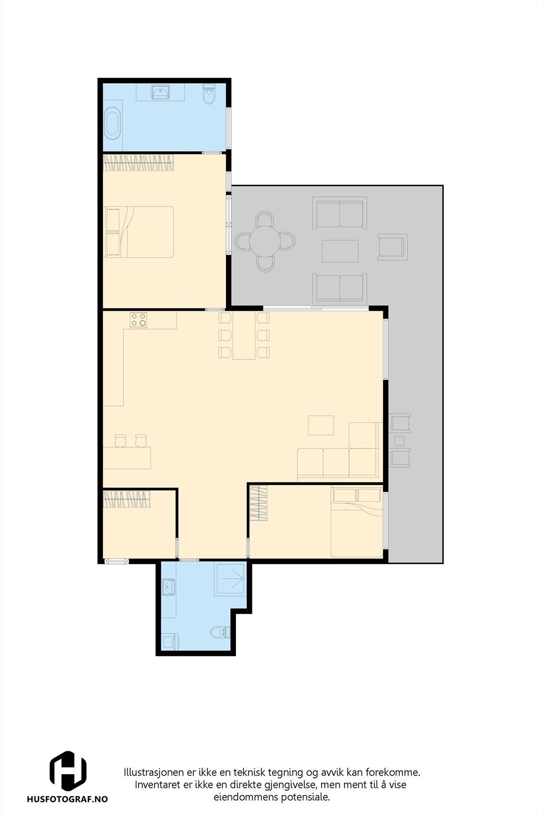 Plantegning Galleribilde