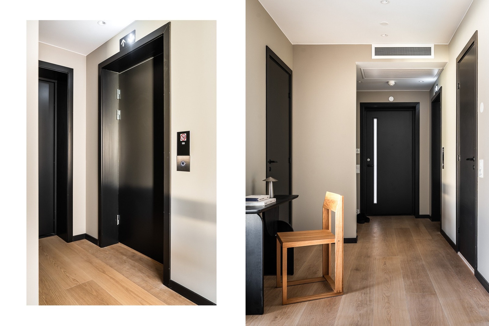 Heisen tar deg direkte fra garasjeanlegget og inn i leilighetens entré. Galleribilde