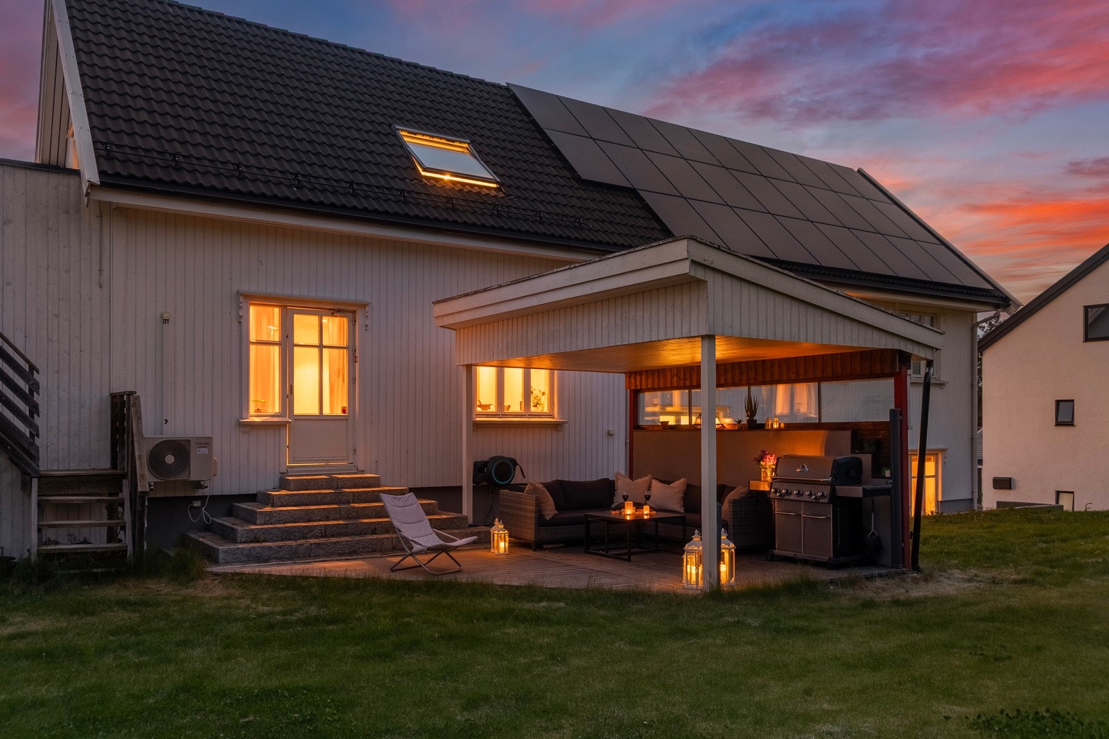 Eiendommen ble omfattende renovert og utbygget fra 2008 - 2019. Galleribilde