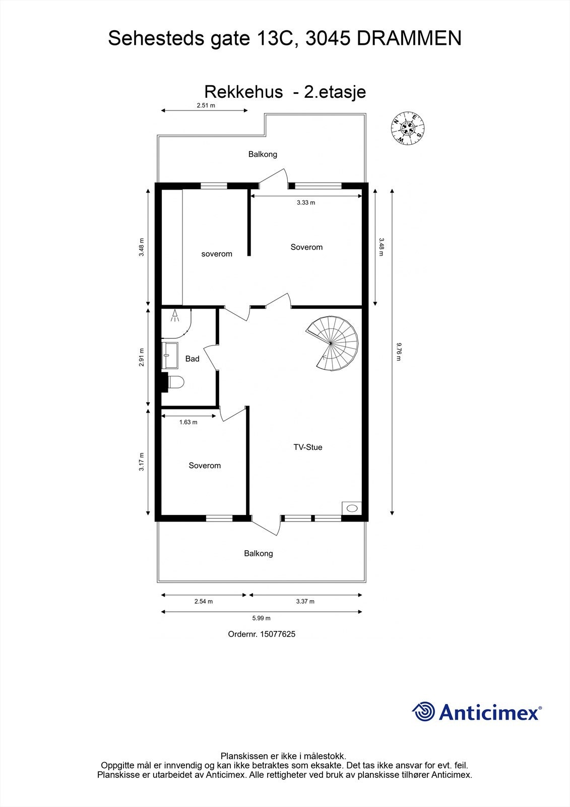 Plantegning - 2. etasje Galleribilde