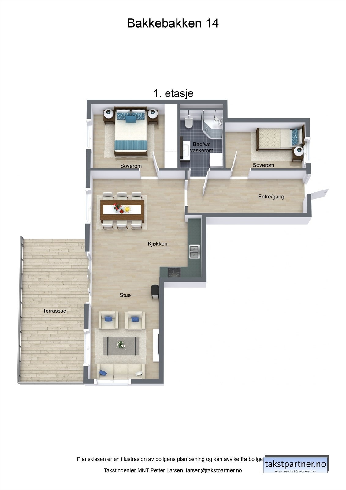 Planskisse. Galleribilde