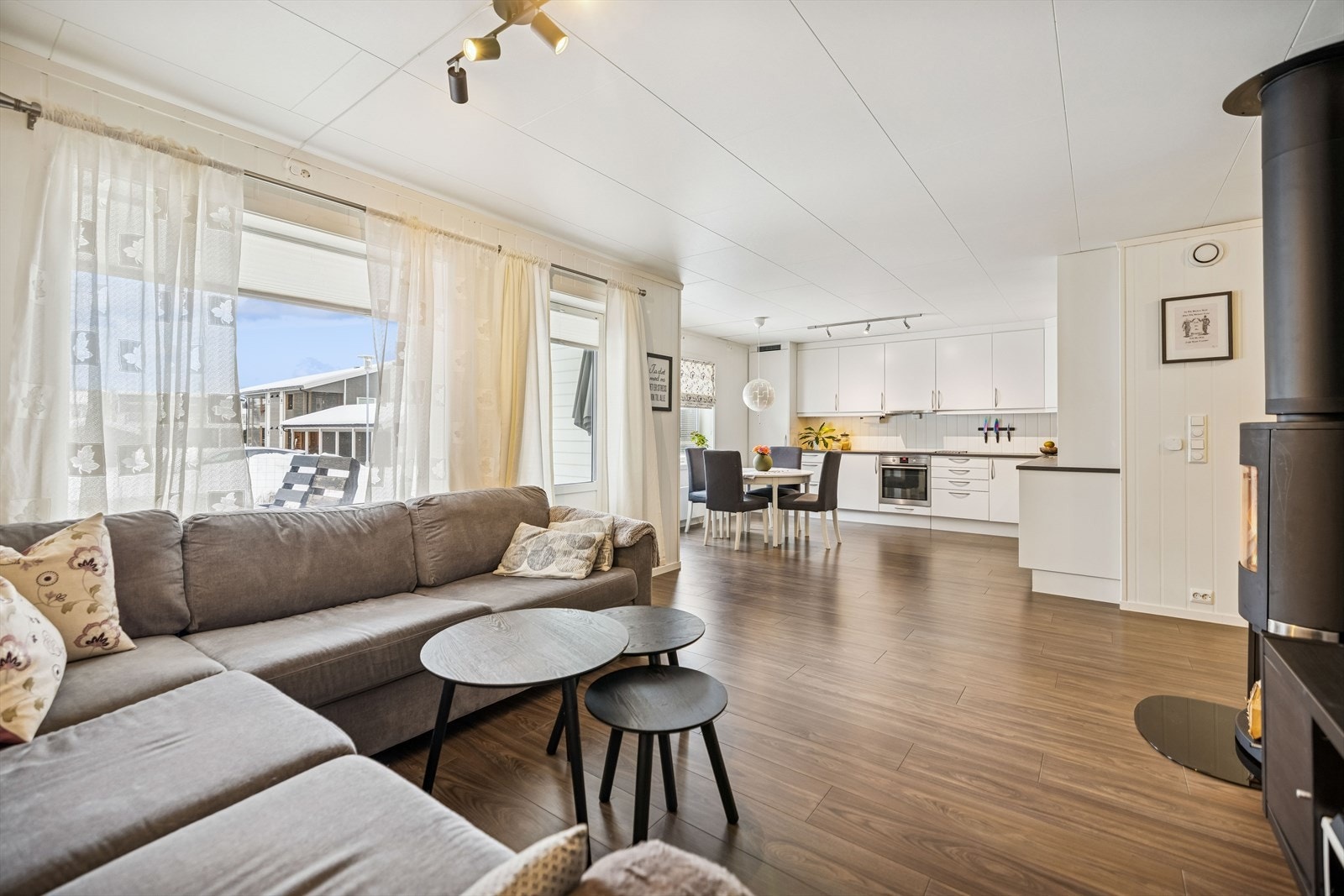 Leiligheten er utstyrt med balansert ventilasjon for et sunt inneklima. Galleribilde