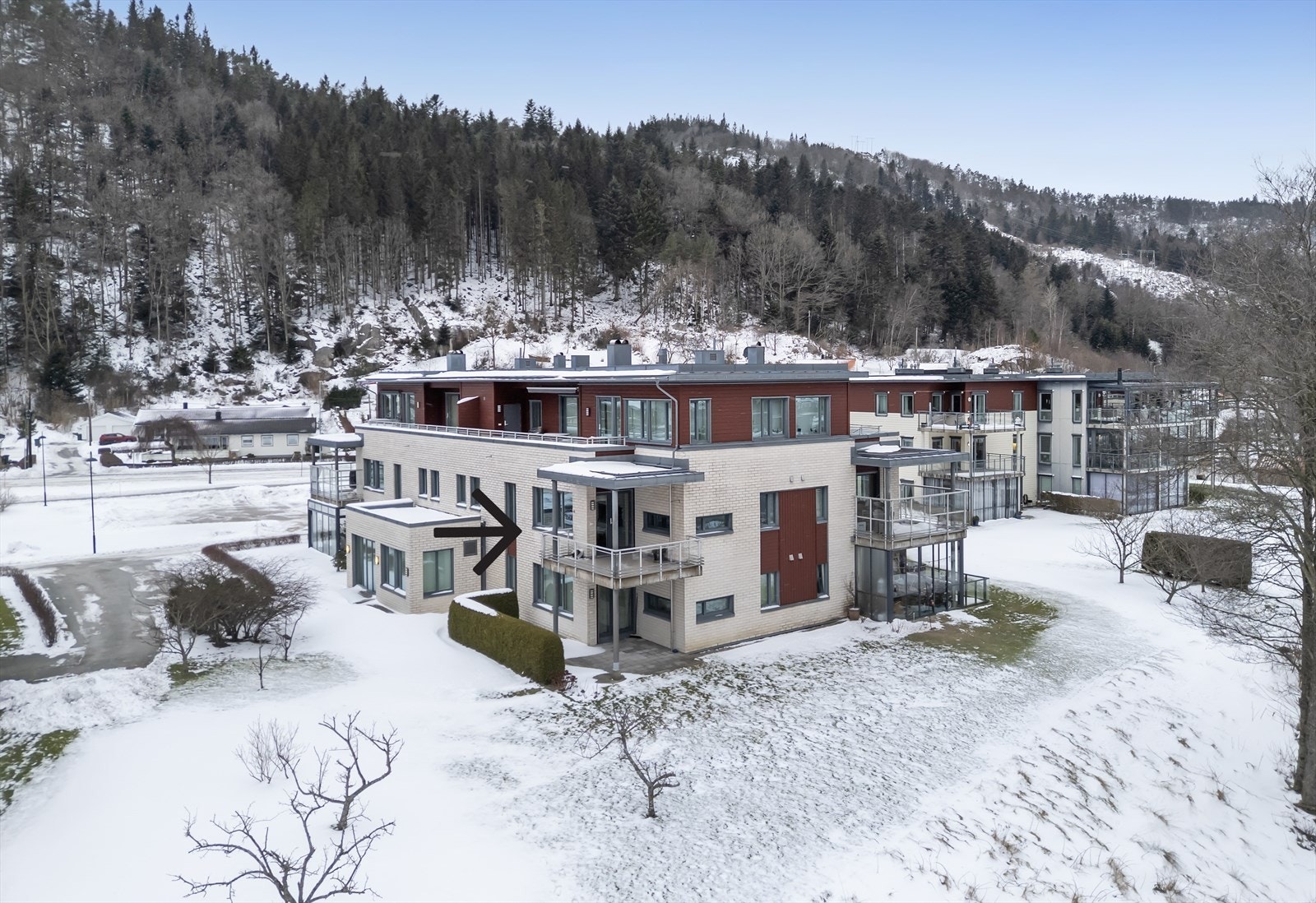 Velkommen til visning. Leiligheten har en fin beliggenhet i borettslaget Galleribilde