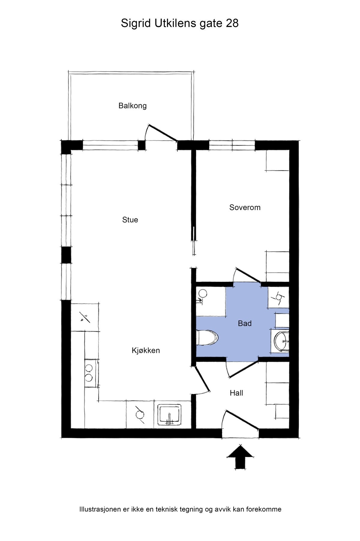 Plantegning. Galleribilde