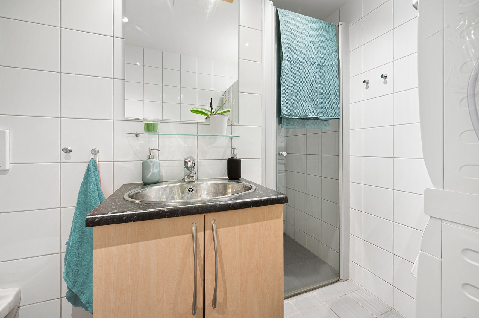 Badet har en praktisk og brukervennlig utforming. Galleribilde